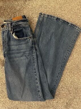 Levi's Dark Blue Wide-Leg Jeans